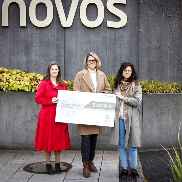 Remise de chèque de la Fondation Enovos