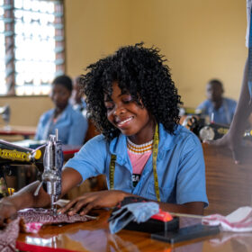 Professional integration of young people in Anié